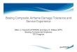 Boeing Composite Airframe Damage Tolerance and Service 