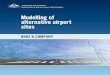 Modelling of alternative airport sites