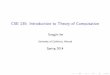 CSE 135: Introduction to Theory of Computation