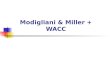 MM Model & WACC