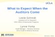 What to Expect When the Auditors Come.ppt