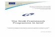 The Sixth Framework Programme in brief