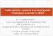 Public pension systems in emerging Asia: Challenges and reform 