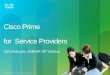 Cisco Prime for Service Providers