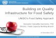 Building on Quality Infrastructure for Food Safety