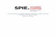 Annual Report of SPIE Student Chapter Indian School of Mines 
