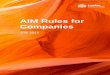 AIM Rules for Companies