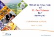 What is the risk of X. fastidiosa for Europe?