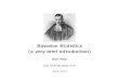 Bayesian Statistics (a very brief introduction)