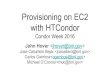 Provisioning on EC2 with HTCondor