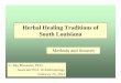 Herbal Healing Traditions of South Louisiana