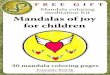 Mandalas of joy for children - Mandala Coloring