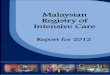 Malaysia Registry of Intensive Care 2012