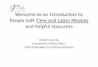 Welcome to an Introduction to People Soft Time and Labor Module 