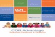 Learn more about COR Advantage reporting options and selected 