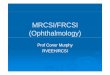 MRCSI/FRCSI (Ophthalmology)