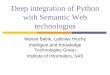 Deep integration of Python with Semantic Web technologies