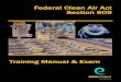 Federal Clean Air Act Section 609 Training Manual & Exam