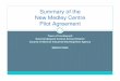 Summary of the New Medley Centre Pilot Agreement