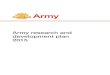 Army Research and Development Plan 2015 (pdf 1.2Mb)
