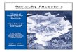 Vol. 42, No. 2 Winter 2006 Kentucky Ancestors