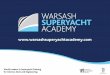 WSA launch presentation - Monaco Yacht Show, Thursday 20 