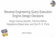 Reverse Engineering Query Execution Engine Design Decisions
