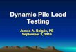 Dynamic Pile Load Testing
