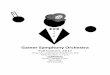 Concert Program - Gamer Symphony Orchestra