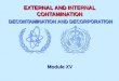 External and Internal Contamination, Decontamination and 