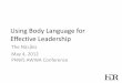 Using Body Language for Effective Leadership