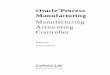 Oracle Process Manufacturing Manufacturing Accounting Controller