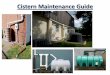 Cistern Maintenance Guide