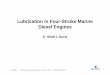Lubrication in Four-Stroke Marine Diesel Engines