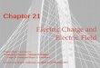 Chapter 21: Electric Force and Fields