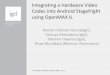 Integrating a Hardware Video Codec into Android Stagefright 