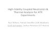 High-Fidelity Coupled Neutronics & Thermal Analysis for ATR 