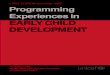 Programming Experiences in Early Childhood Development