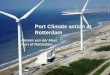 Rotterdam Port Authority's Adaptation Measures to Meet with 