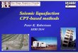 Seismic liquefaction CPT-based methods