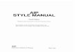 AIP Style Manual