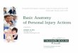 Basic Anatomy of Personal Injury Actions - Thomson