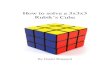 How to solve a 3x3x3 Rubik's Cube