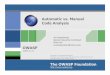 The OWASP Foundation OWASP Automatic vs. Manual Code Analysis