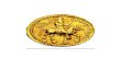 Mazdooano, the gracious one, Kushan god on a gold dinara of 