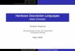 Hardware Description Languages - Basic Concepts