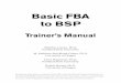 Basic FBA to BSP Trainer's Manual