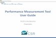 Performance Measurement Tool User Guide