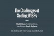 The Challenges of Scaling WISPs