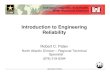 Introduction to Engineering Reliability